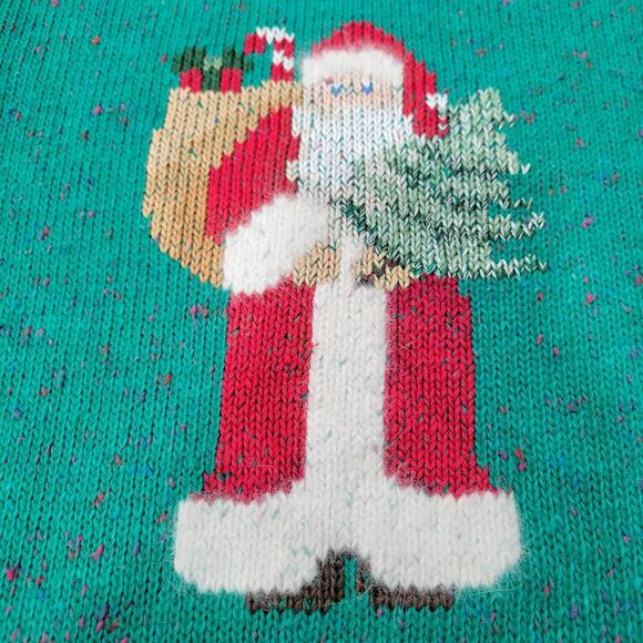 Vintage Christmas Santa Sweater Stefano Worldwide - Picture 5 of 11
